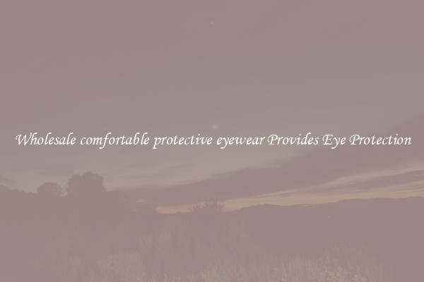 Wholesale comfortable protective eyewear Provides Eye Protection