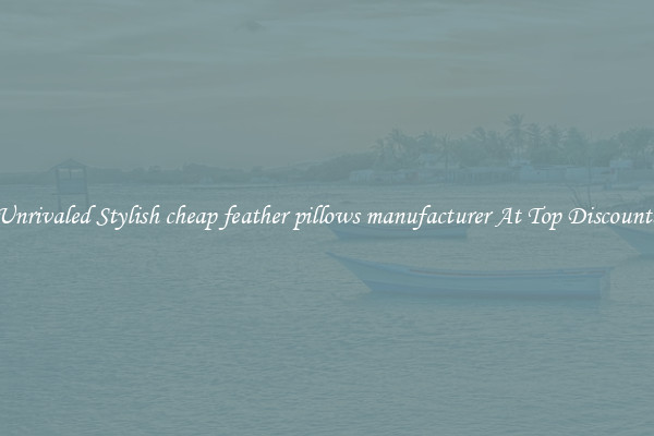 Unrivaled Stylish cheap feather pillows manufacturer At Top Discounts