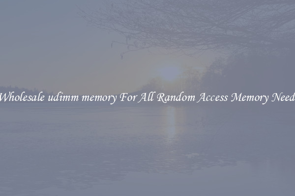 Wholesale udimm memory For All Random Access Memory Needs