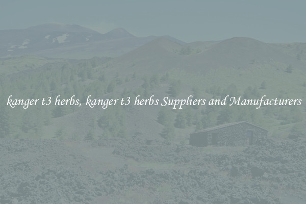 kanger t3 herbs, kanger t3 herbs Suppliers and Manufacturers