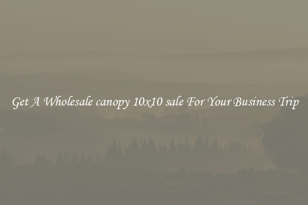 Get A Wholesale canopy 10x10 sale For Your Business Trip
