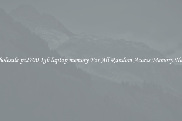 Wholesale pc2700 1gb laptop memory For All Random Access Memory Needs