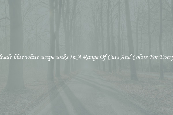 Wholesale blue white stripe socks In A Range Of Cuts And Colors For Every Shoe