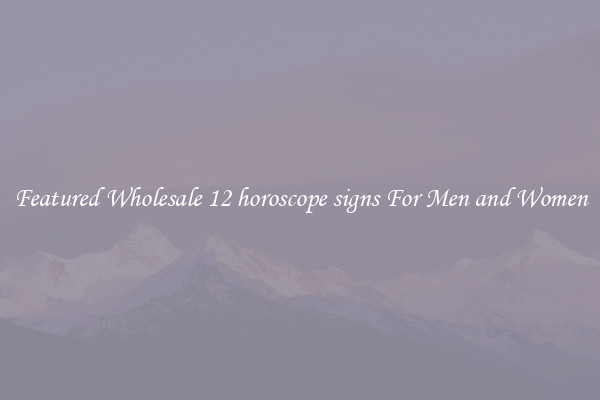 Featured Wholesale 12 horoscope signs For Men and Women