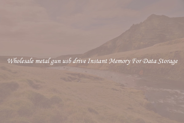 Wholesale metal gun usb drive Instant Memory For Data Storage